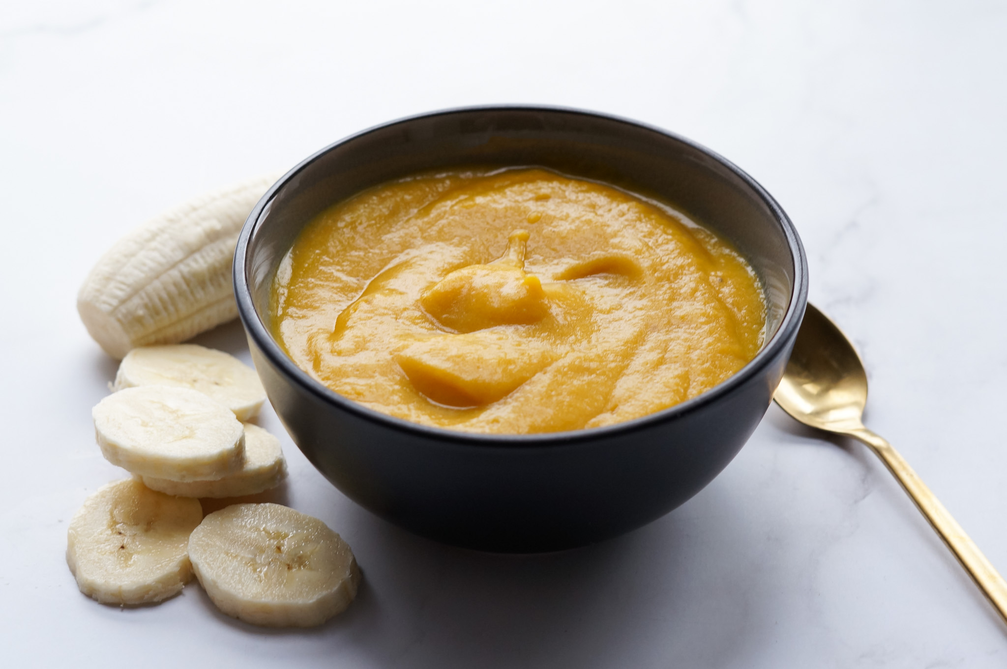 Pompoenhapje met banaan