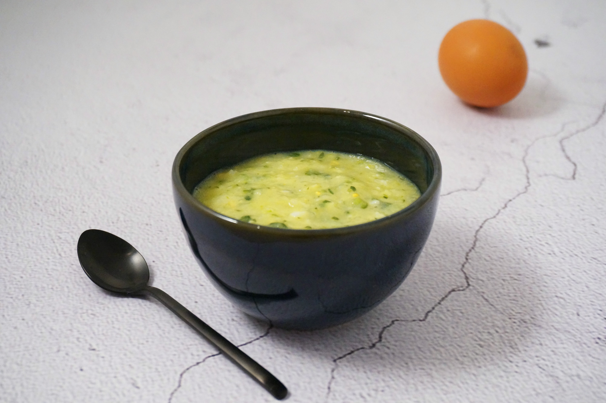 oefenhapje courgette met ei