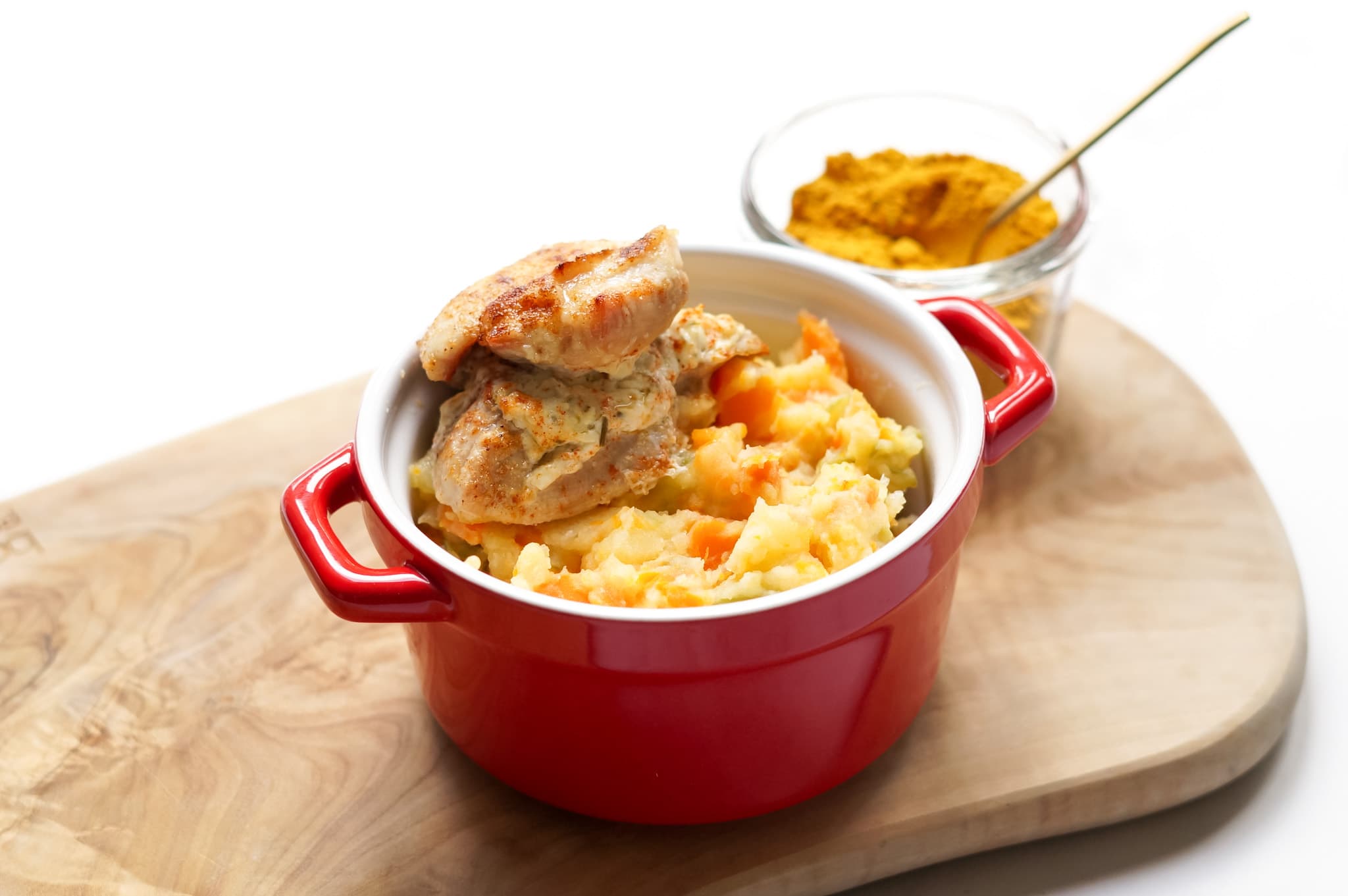 Herfst stamppot met gevulde kip